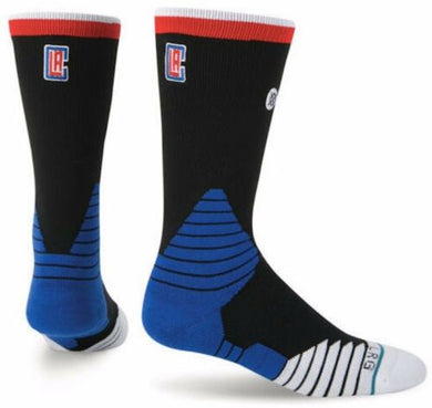 STANCE Core Crew NBA On-Court LA Clippers Socks Black