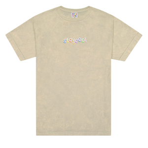 Stay Cool Classic T-Shirt Vanilla Mineral Wash