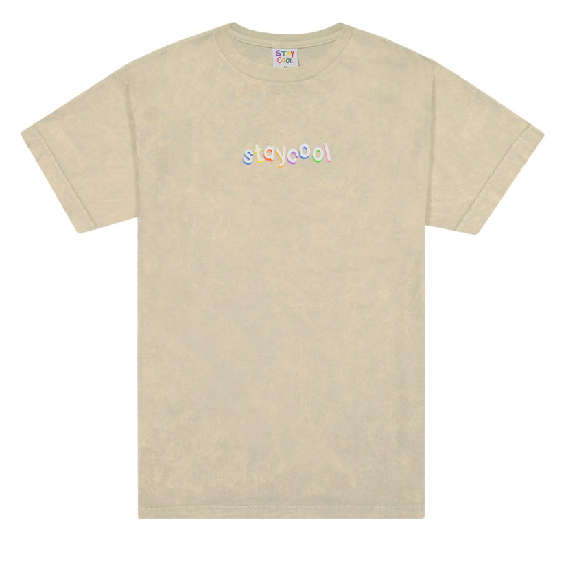 Stay Cool Classic T-Shirt Vanilla Mineral Wash