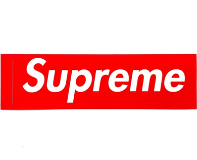Supreme Red Box Logo Sticker