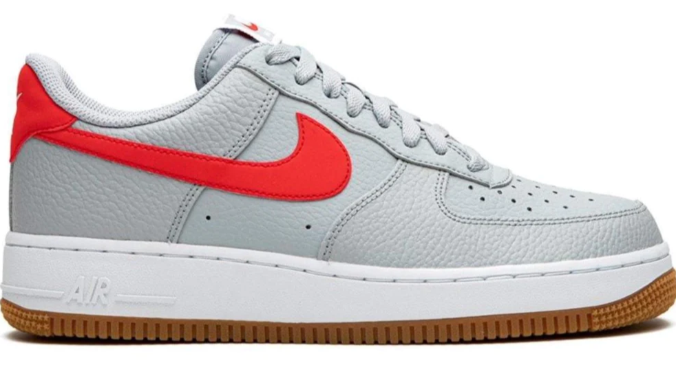 Air Force 1 Low Wolf Grey Red (GS)