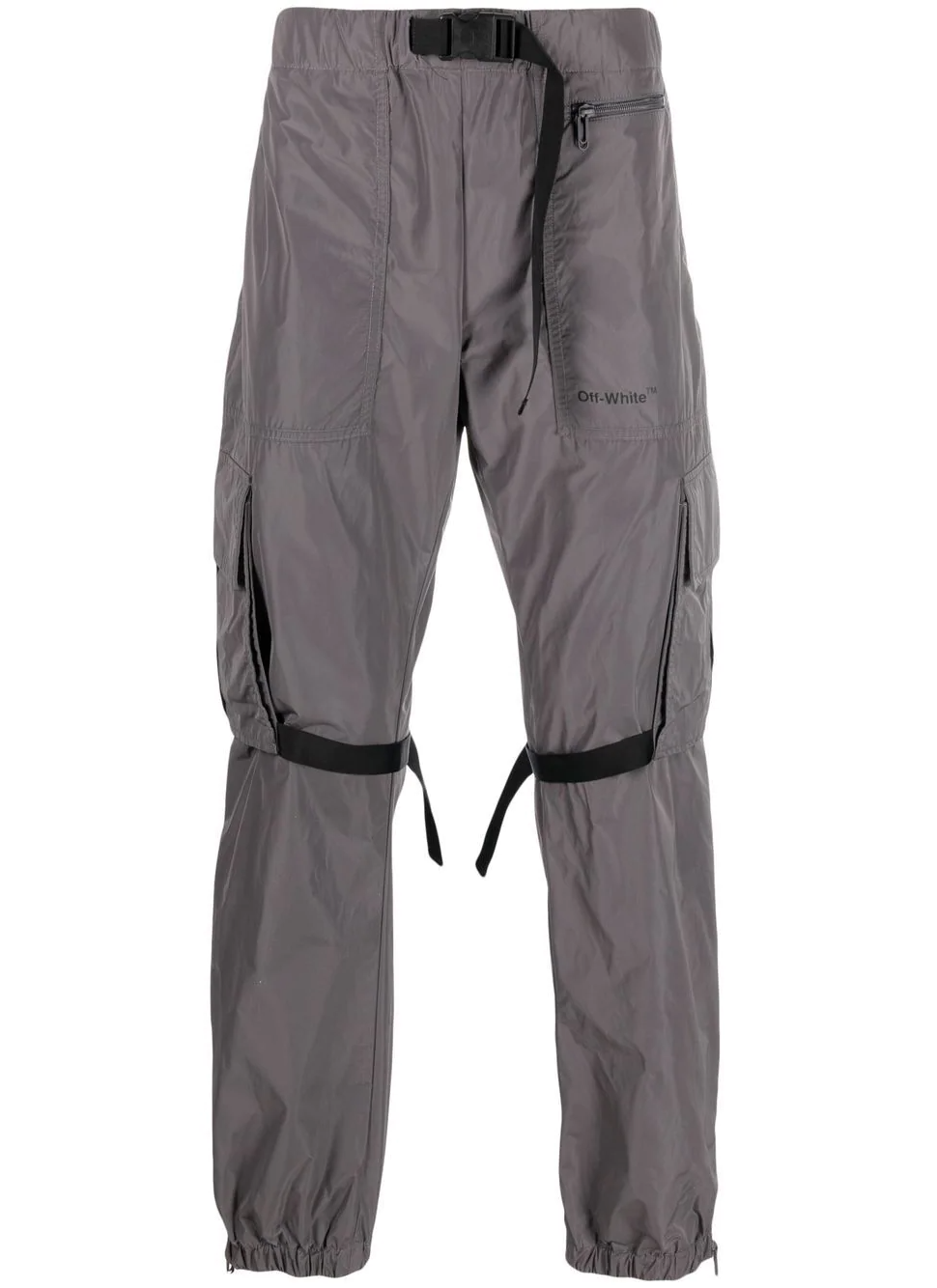 OFF-WHITE Straight Leg Cargo Pants Steel