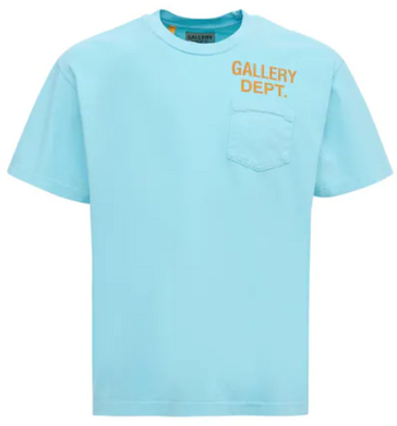 Gallery Dept. Vintage Souvenir Pocket T-Shirt Turquoise Blue