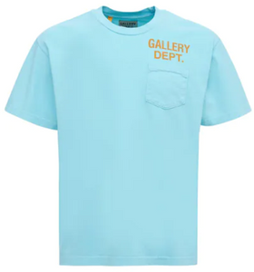 Gallery Dept. Vintage Souvenir Pocket T-Shirt Turquoise Blue