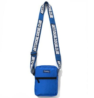 Anti Social Social Club Logo Side Bag Blue
