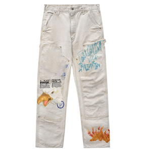 Cactus Jack by Travis Scott For Fragment Painters Imagination Pants White