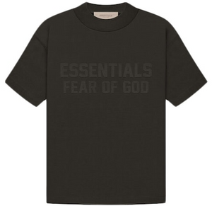 FEAR OF GOD ESSENTIALS Kids T-Shirt Off Black