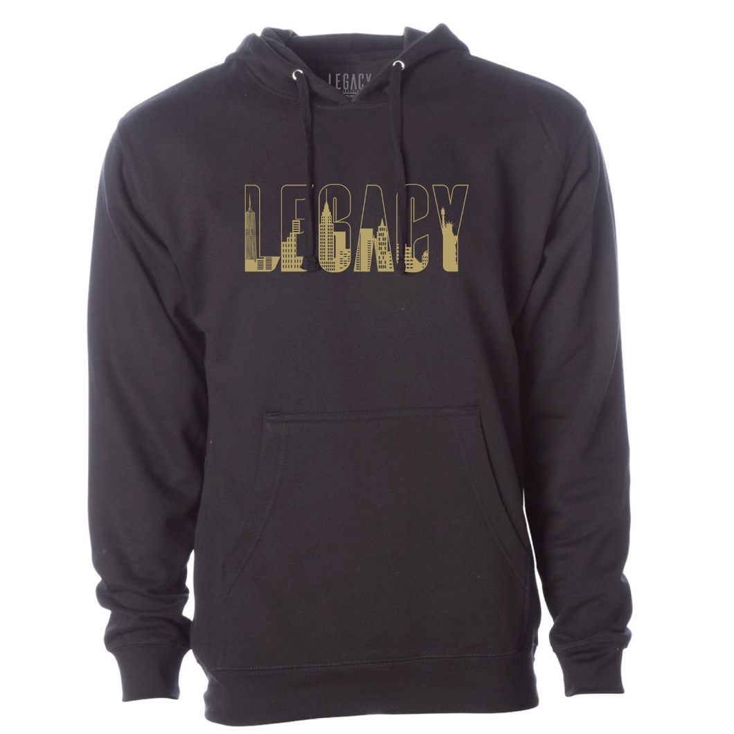 LEGACY NYC Skyline Hoodie Black/Gold
