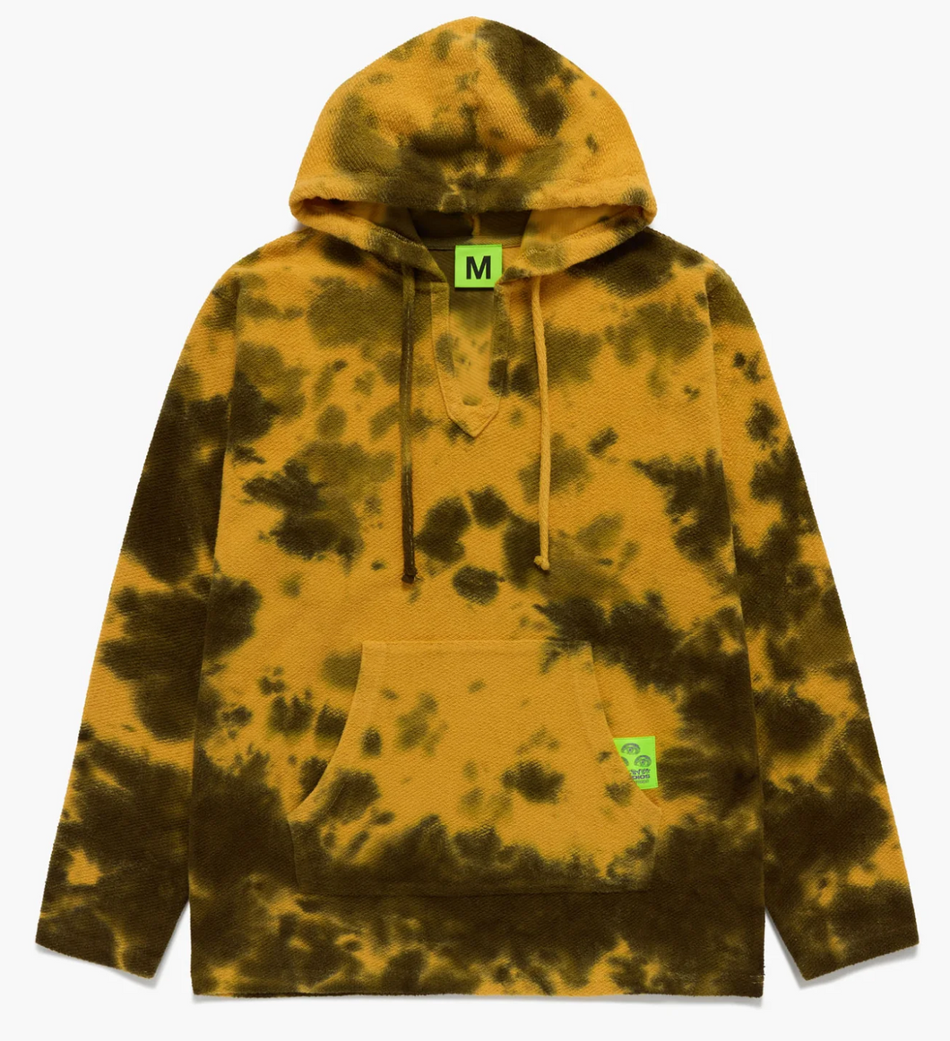 Supervsn Dyed Hooded Poncho Sand