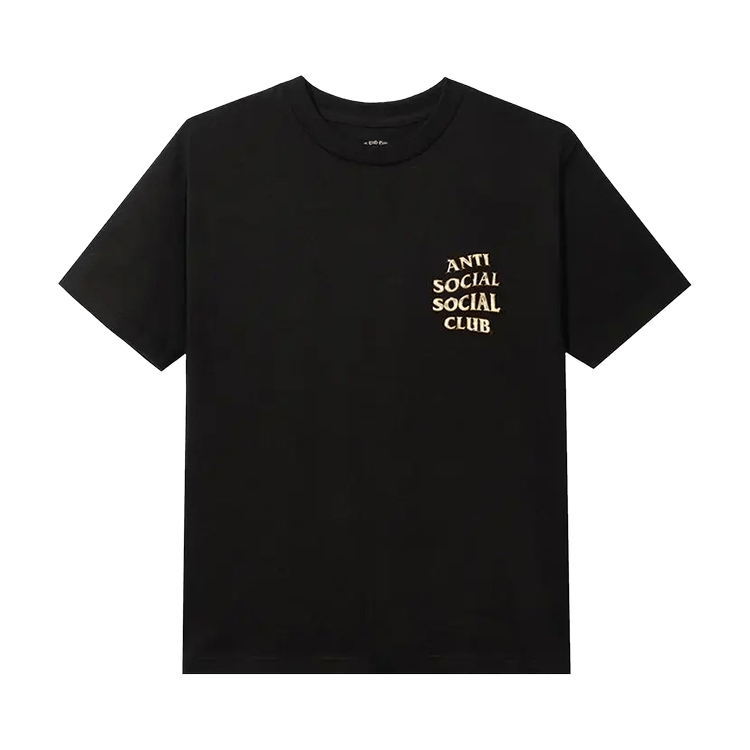 Anti Social Social Club Goldy T-Shirt Black