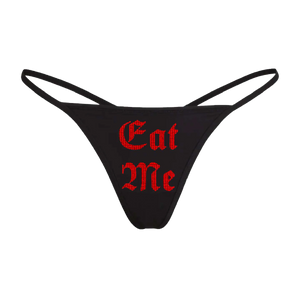Sp5der x Mariah the Scientist Eat Me Rhinestone Thong