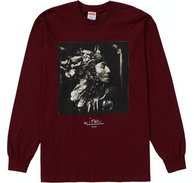 Supreme Joel-Peter Witkin Harvest L/S Burgundy