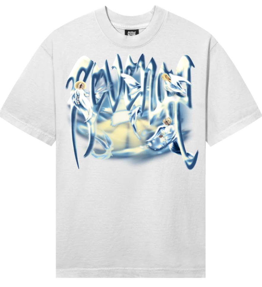 Revenge Angel Arch Logo T-Shirt White