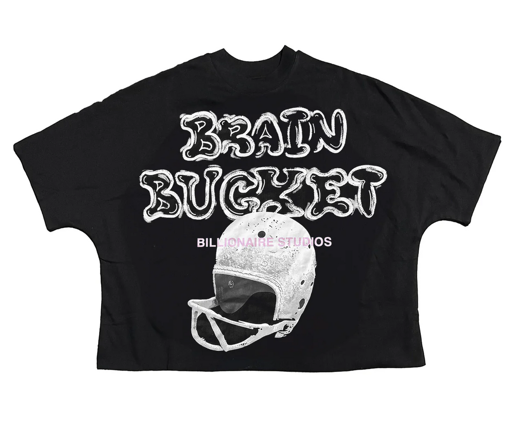 Billionaire Studios Brain Bucket T-Shirt Black