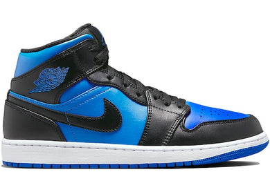 Jordan 1 Mid Black Royal Metallic