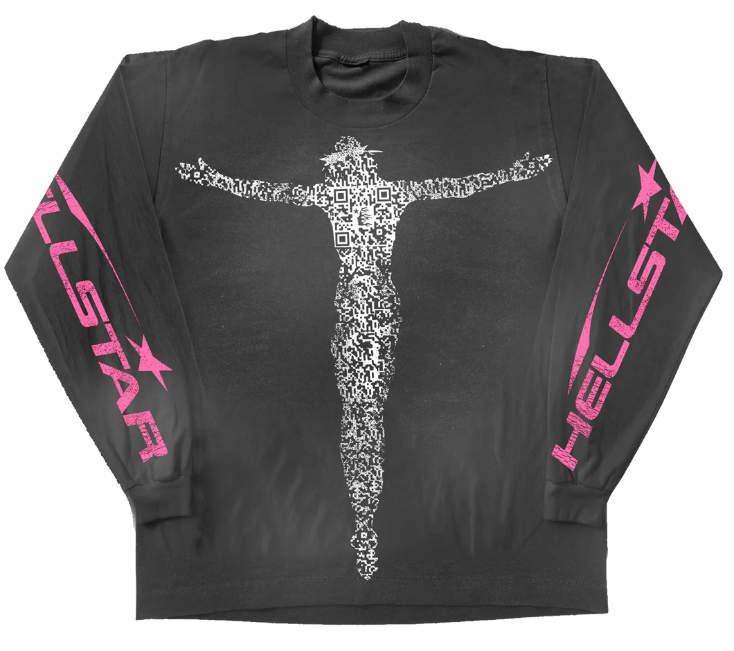 Hellstar Studios QR Christ L/S Washed Black