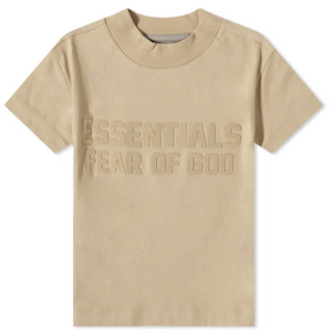 FEAR OF GOD ESSENTIALS Kids T-Shirt Sand