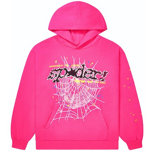 Sp5der P*NK V2 Hoodie Pink