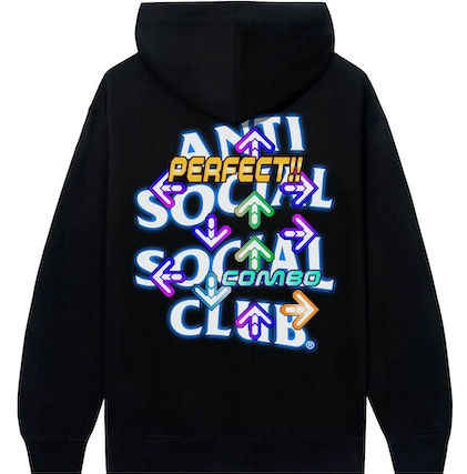 Anti Social Social Club Butterfly Hoodie Black