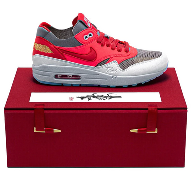 Nike Air Max 1 CLOT Kiss of Death Solar Red (Special Box)