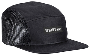 NY State of Mind Mesh 5 Panel Hat Black